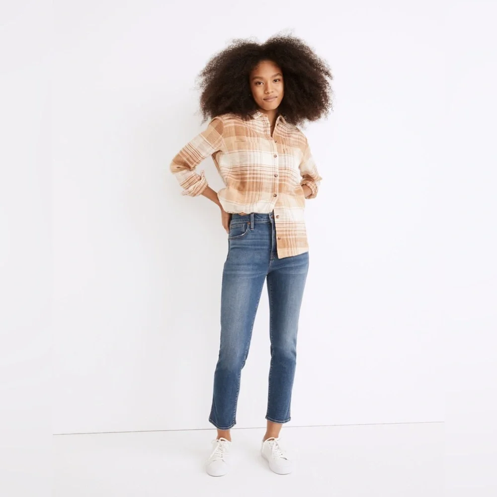 Madewell‎ Stovepipe Jeans in Dearham Wash